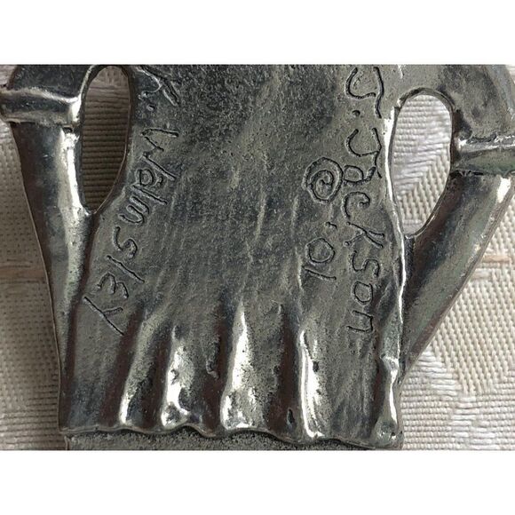 Vintage Metal Decorative Family Handles Measuring Spoons 1/4 1/2 1 tsp & 1 T - Picture 7 of 7